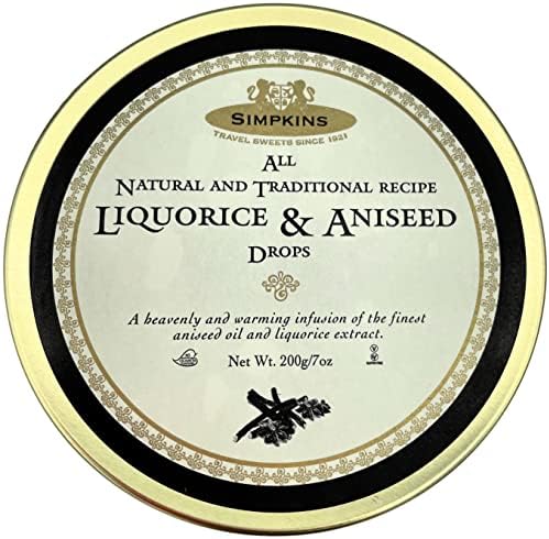 Simpkins Liquorice & Aniseed Drops x 3