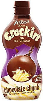 Askeys Chocolate Chunk Crackin'! Flavour Ice Cream Topping (225g)