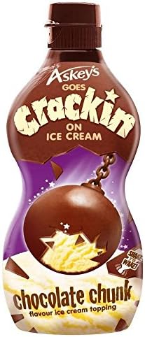 Askeys Chocolate Chunk Crackin'! Flavour Ice Cream Topping (225g)