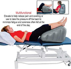 Inflatable Leg Wedge Pillow for Elevation. PT Designed EZ Up Pillow Helps Relieve Back and Hip Pain and Pressure, Swelling of Feet, Ankles and Knees Post Surgery or from Injury or chronic conditions.