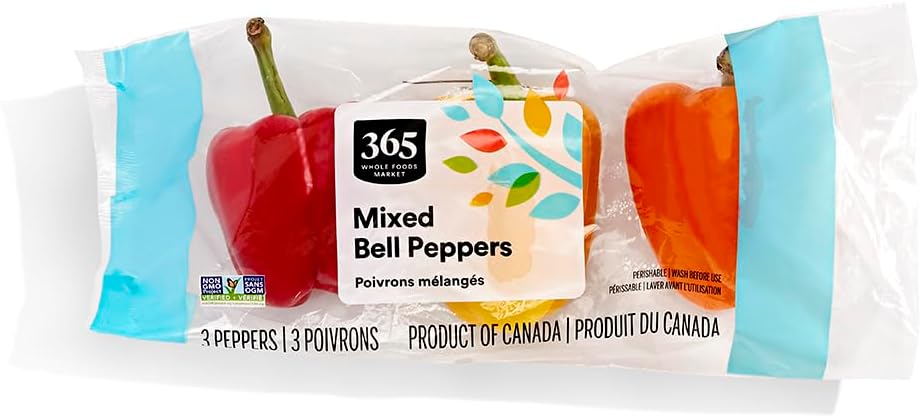 365 by Whole Foods Market, Tricolor Bell Peppers, 3 Count