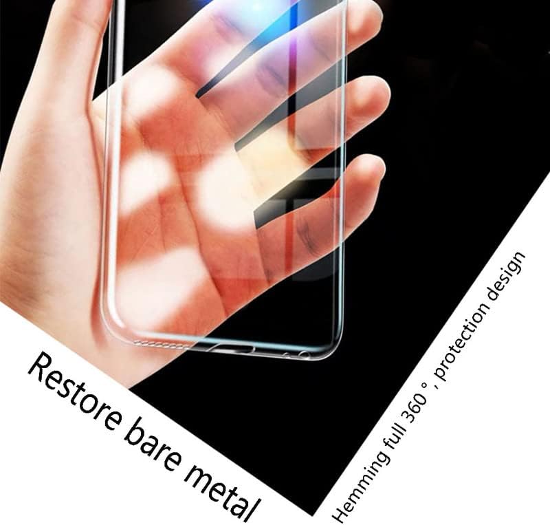 Cover for Realme C55 (6.72") Phone Case +（3 Pack） Screen Protector, Clear Silicone Case, Shockproof Slim Non-Slip Protective Case with Phone Ring Holder Adjustable 360°-Clear