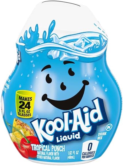 Kool Aid Flavor Variation (1.62 Fl Oz (Pack of 4), Tropical Punch + Grape)
