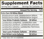 Renew Life Extra Care Digestive Probiotic Capsules, 50 Billion CFU Guaranteed, Daily Supplement Supports Immune, Digestive, Respiratory Health(1), L. Rhamnosus GG, Dairy, Soy and Gluten-Free, 30 Count