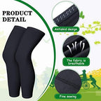 Skylety Compression Leg Sleeve Full Length Leg Sleeves Sports Cycling for Men Women, Running, Basketball