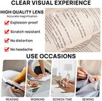OCCI CHIARI Reading Glasses Women Stylish Square Oversized Readers 1.0 1.25 1.50 1.75 2.0 2.25 2.50 2.75 3.0 3.5 4.0