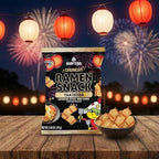 Baby Star Crunchy Ramen Snack Wide Yakisoba Flavor, 2.46oz | Japanese Crispy Noodle Treat, Japanese BBQ Sauce Taste, Asian Snack for Kids and Adults