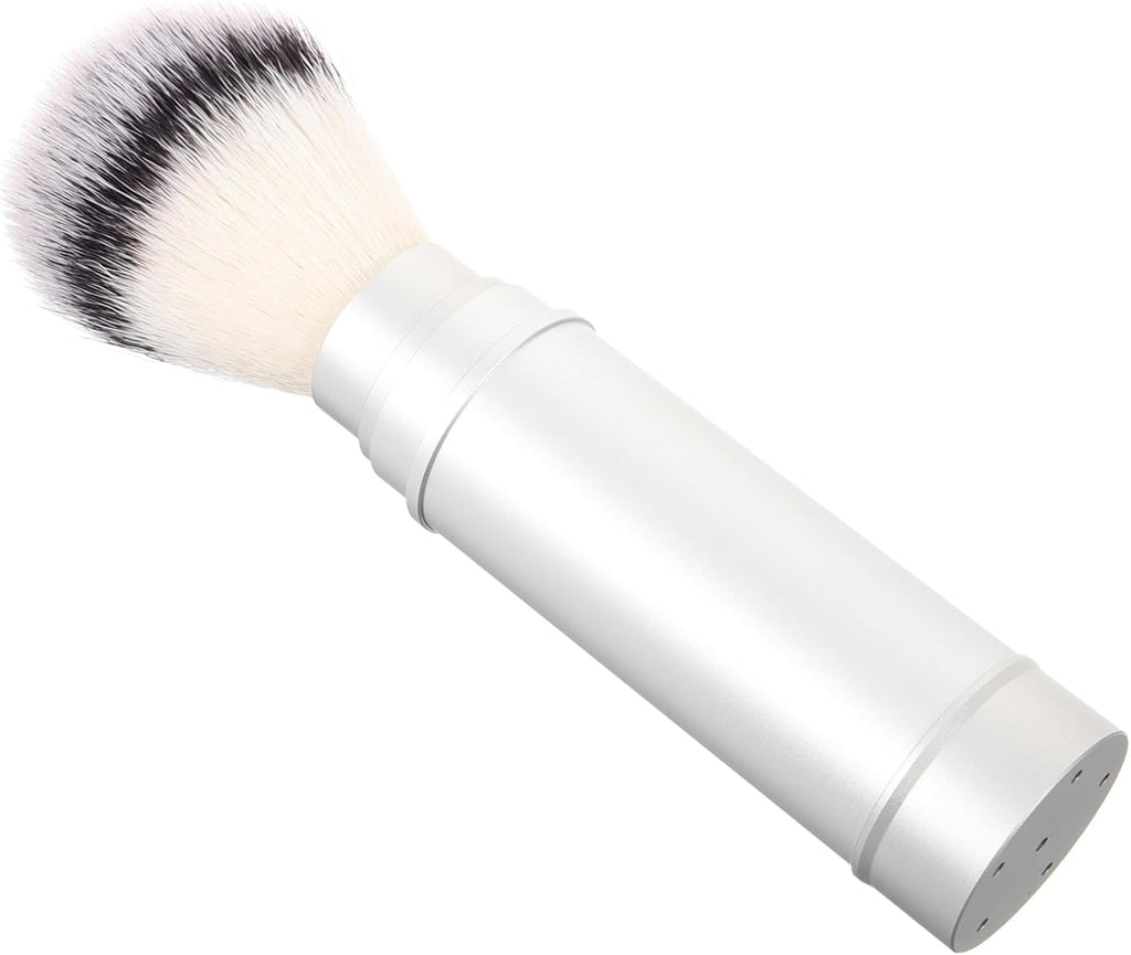 Men Shaving Brush Lightweight Travel Beard Brush with Nylon Bristles for Facial Hair Grooming and Shaving Soap Lathering Portable and Durable for Home or Travel