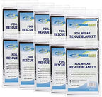 Primacare CB-6841-CS Emergency Foil Mylar Thermal Blanket, 84" Length x 52" Width (Pack of 10)