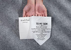 Father Of The Bride Handkerchief Gifts Wedding Gift From Daughter, White Handkerchiefs For Bridal's Father