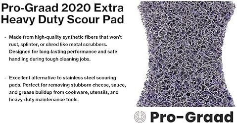 2020 Scouring Pad, 2.8” x 4.5”, 24 Pack, Professional Grade Heavy Duty Scour Pad, Bow-Tie Shape, 59033