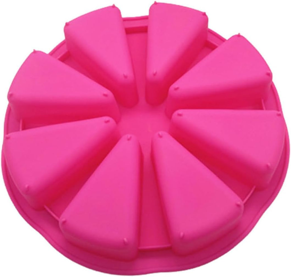 TEHAUX Silicone Cake Molds 8 Handmade Cavities Baking Soap Molding Food-Grade 40°f to 230°f