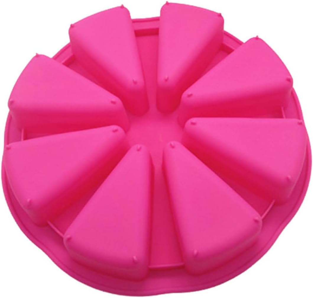 TEHAUX Silicone Cake Molds 8 Handmade Cavities Baking Soap Molding Food-Grade 40°f to 230°f