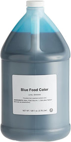 Shank's Blue Food Coloring - 1 Gallon Jug of Vibrant Blue Liquid Dye for Bulk Food Coloring Needs, Perfect for Baking and Cooking Recipes
