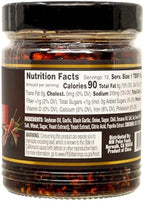 Polar Crunchy Black Garlic Chili Crisp 7oz (Pack of 1)– Umami Chili Oil with Crispy Garlic & Red Chili Heat – Savory Condiment for Dumplings, Noodles, Rice, Eggs & More