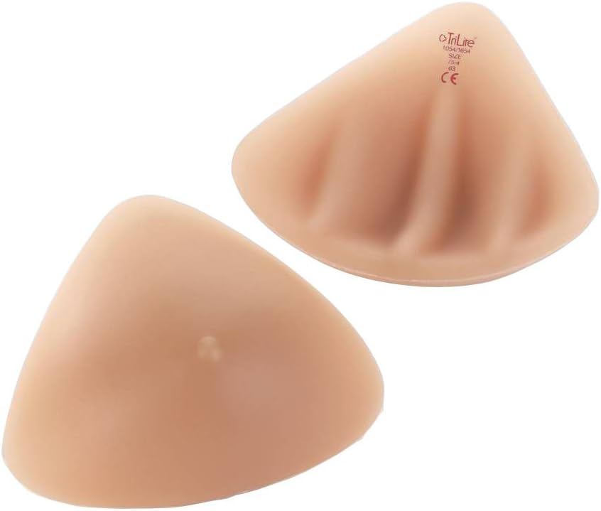 Anita Care Active 100% Silicon Ribbed Breast Form (1054X),Size 3,Skin