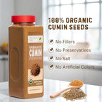 Organic Cumin Powder 15.52 oz – Ground Cumin for Cooking & Seasoning – USDA Organic, Gluten Free, Non-GMO, Kosher – The Holly Tree