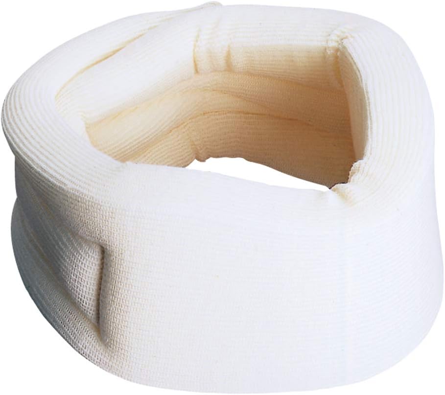 Carex Cervical Collar For Neck Pain - Neck Brace For Neck Pain Relief - Neck Collar After Whiplash or Injury, Made Of Soft Cotton