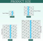 BBTO 100 Pcs Transparent Stretch Adhesive Bandage Waterproof Clear Patches Cover Protective Shower Film Wrap (2,4,6,8 Inch)