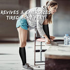 COOLOVER Copper Compression Socks for Women and Men(6 Pairs)-Best Support for Running, Athletic, Nursing, Travel