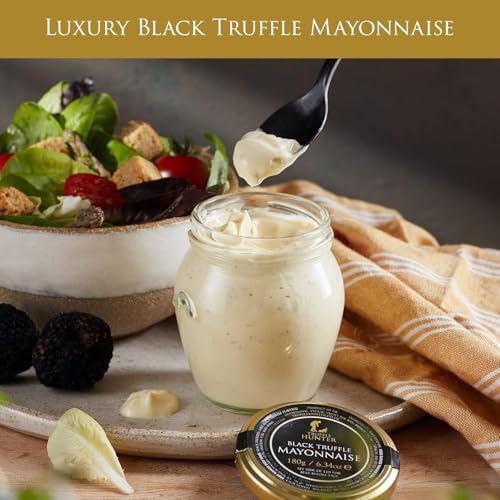 TruffleHunter - Black Truffle Mustard and Black Truffle Mayonnaise - 2 x 6.34 Oz