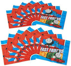 Multicolor Thomas All Aboard Luncheon Napkins ( 6.5" x 6.5" ) - Pack Of 16, Premium Quality & Eye-catching Design - Perfect For Themed Parties & Events