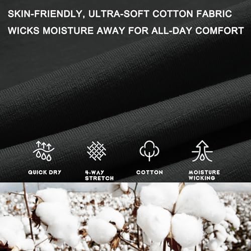 Willit Women's Cotton Sweatpants Yoga Lounge Open Bottom Sports Pants Straight Leg Casual Pants with Pockets