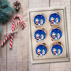 PRECUT Christmas Santa Snowman Cupcake Toppers, Christmas Edible Cake Decorations, Snowman Cake Toppers, Xmas Cupcake Decoration, Santa Cup Cake Topper (24)