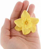 Global Sugar Art Daffodil Sugar Cake Flowers, Yellow, 6 Count by Chef Alan Tetreault