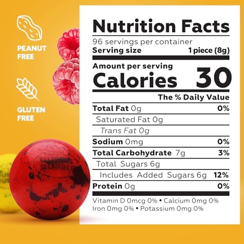 Gumballs for Gumball Machine - 1 Inch Double Bubble Gumballs - Berry Blots Big Gum Balls in Resealable Bag - 1.7 Lb Gumball Machine Refills - 96 Pcs Giant Gumballs - Bulk Gum for Kids - Assorted Gum Refill