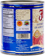 Flora Foods Tomatoes San Marzano DOP | 28 oz (793g) | Winner 100% Italian Quality | Imported, No Fat, Gluten Free, No Cholesterol (28oz - 12 Pack)
