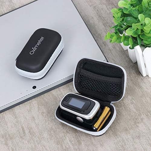 Hard Storage Case for Pulse Oximeter, Portable Finger Pulse Oximeter Protective Case Storage Bag Hard Holder Tool