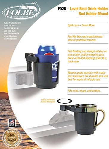 Drink Holder & Folbe Side Mount (Bundle - 2 Items - F026 + F058)
