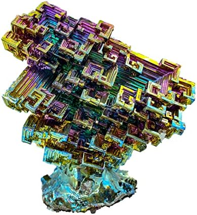 Natural Bismuth Ore,Rainbow Bismuth, Metal Crystal,Crystal Gifts,Mineral Specimen,Home Decoration,Rainbow Bismuth, Metal Crystal