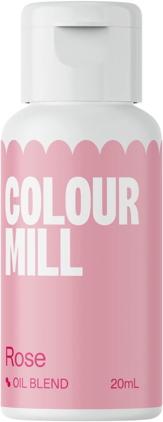 Colour Mill Oil-Based Food Coloring, 20 Milliliters (Rose)
