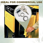 Replacement Lock & Key Set – Compatible with Rubbermaid® Commercial Cart 6181 | FG6181L20000 | 1 Lock with 2 Keys – (1 PK)