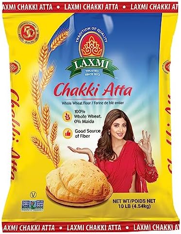 LAXMI CHAKKI ATTA 10 LB (NONGMO)