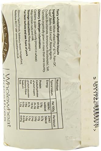 Doves Farm Organic Wholewheat Digestives (200g) - Pack of 6