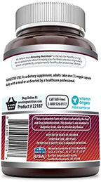 Amazing Formulas Quercetin 500mg 120 Veggie Capsules Supplement - Non-GMO - Gluten Free - Supports Overall Health & Well Being
