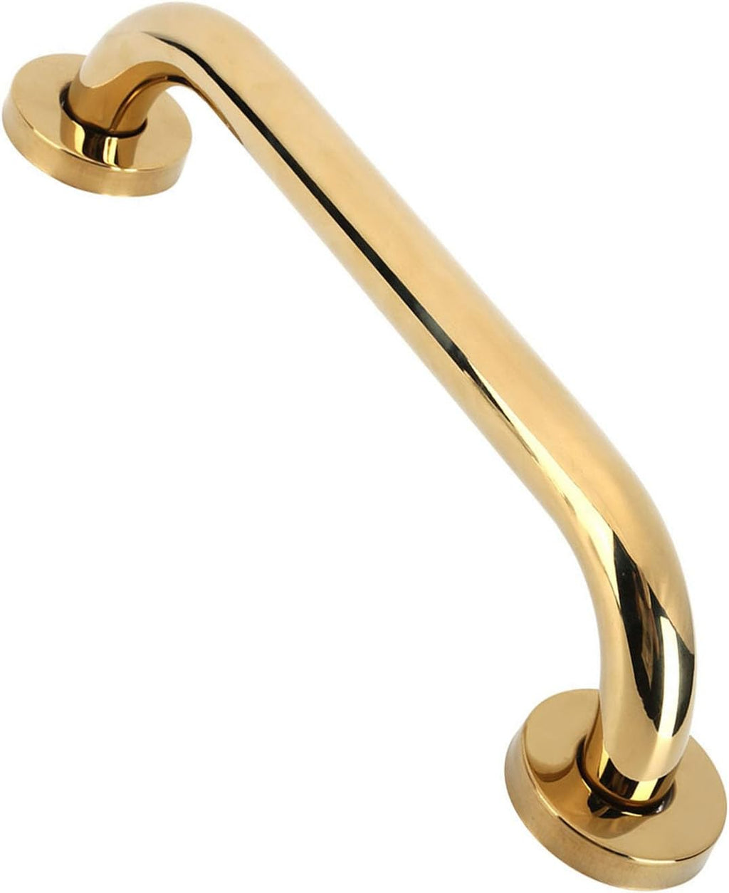 Aoresac Gold Shower Support Grab Bar, 30cm Stainless Steel Safety Handle for Elderly, Easy Installation, Non Slip and Non 11.8in Modern and Simple Handrail for Bathroom with Concealed