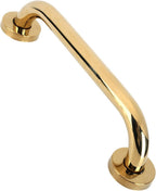Aoresac Gold Shower Support Grab Bar, 30cm Stainless Steel Safety Handle for Elderly, Easy Installation, Non Slip and Non 11.8in Modern and Simple Handrail for Bathroom with Concealed