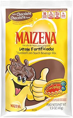 Maizena Fortified Corn Starch Beverage Mix (Pack of 10) (Chocolate)