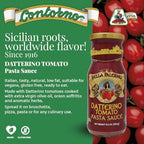 Contorno Datterino Tomato Pasta Sauce (11.6 Oz) 330g – Imported Authentic Italian with Extra Virgin Olive Oil, Tomatoes, & Basil, Gourmet Marinara for Spaghetti & Pizza, Non-GMO (2 Packs)