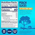 Dole Jarred Peaches Sliced Yellow Cling in 100% Fruit Juice, 23.5 Ounce Jar (Pack of 8)