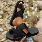 Orthopedic Sandals for Women 2026 Comfortable Spring Shoes Beach Flip Flops Casual Mesh Flats Toe Ring Slippers