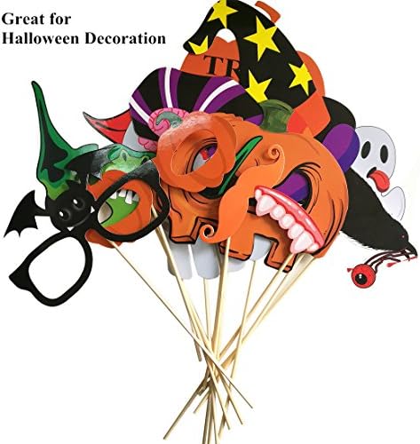 Halloween Photo Booth Props 27 Pcs for Halloween Decorations