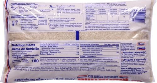 Mahatma Extra-Long-Grain Rice 5-Pound Rice Bag,Gluten-Free and Non-GMO White-Rice Bulk Bag,(Pack of 4)
