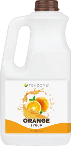 Tea Zone J1050 64 fl.oz Orange Syrup for Tea, Coffee, Sweets, Ice Cream, Cocktails Blending