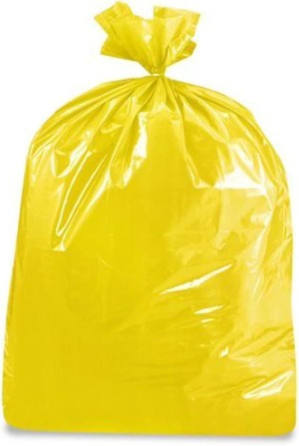 USA-Made Colorful Trash Bags in Variety of Sizes and Colors (10, YELLOW 14 GALLONS)