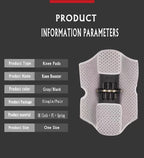 Ergonomic Knee Stabilizer Pad Power Knee Brace Joint Support,Adjustable Knee Stabilizer Pads, Protective Gear Booster with Powerful Springs for Men/Women weak Legs, Arthritis, Meniscus Tear Pain